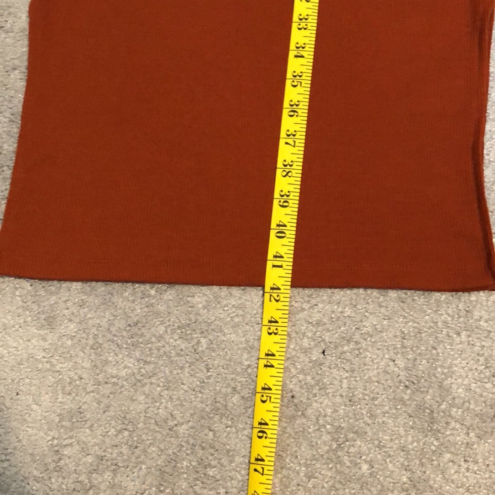Rust Midi Bodycon Dress - Picture 8 of 12